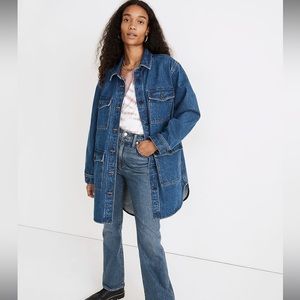 Madewell Denim Oversized Chore Coat in Laurelton Wash in XS